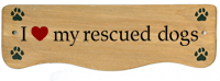 I love my rescued dogs
